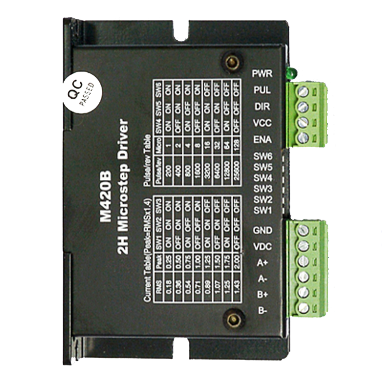 步進電機驅動M420B 1~128細分 0.18~2A 18~40V